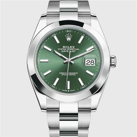 rolex datejust 41 green roman 126300|Rolex Datejust 126300 price.